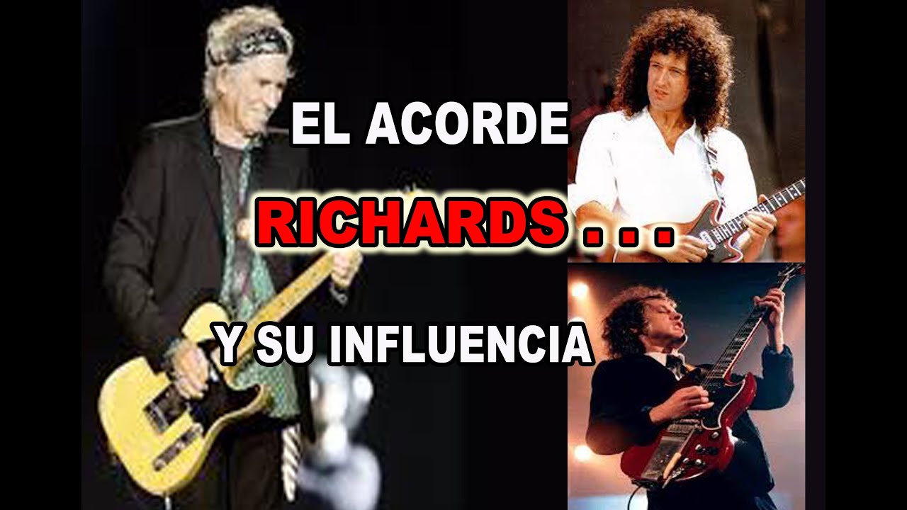 POR QUÉ ESTE ACORDE DE KEITH RICHARDS HA INFLUENCIADO A TANTOS GUITARRAS (De ACDC a QUEEN y KISS)!