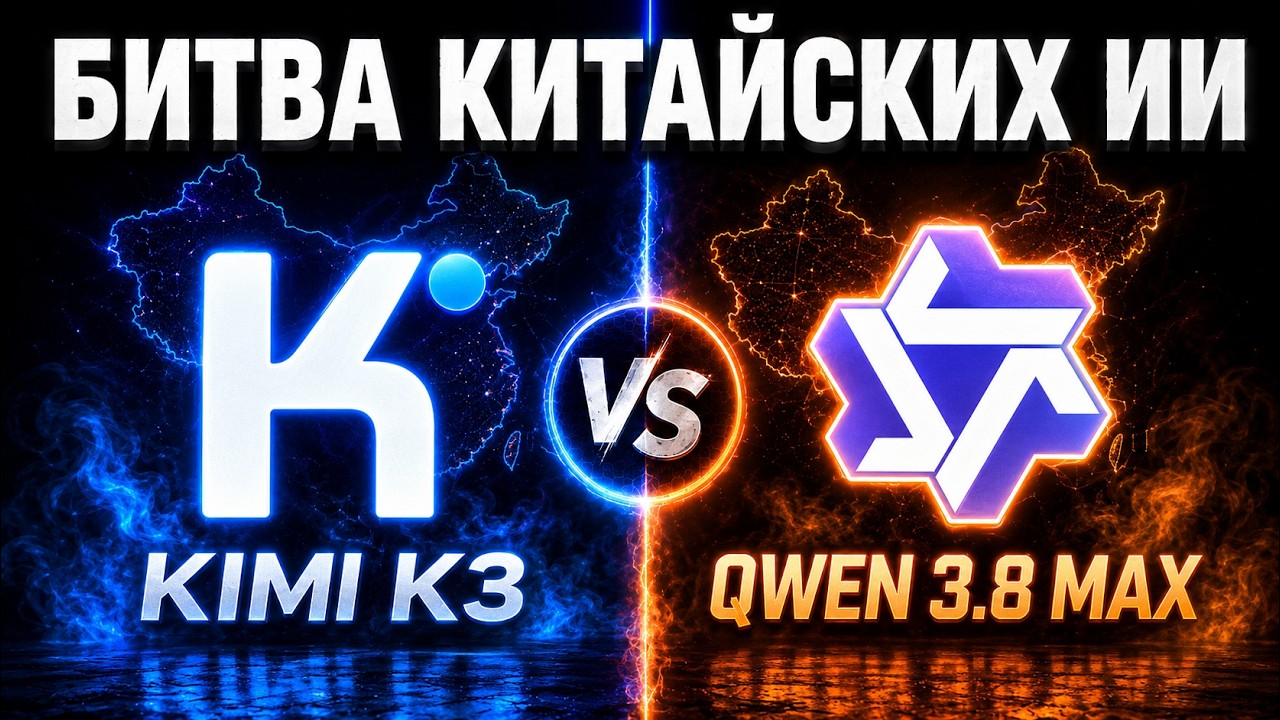 Kimi K3 против Qwen 3.8 Max: КАКАЯ НЕЙРОСЕТЬ ЛУЧШЕ? 🔥
