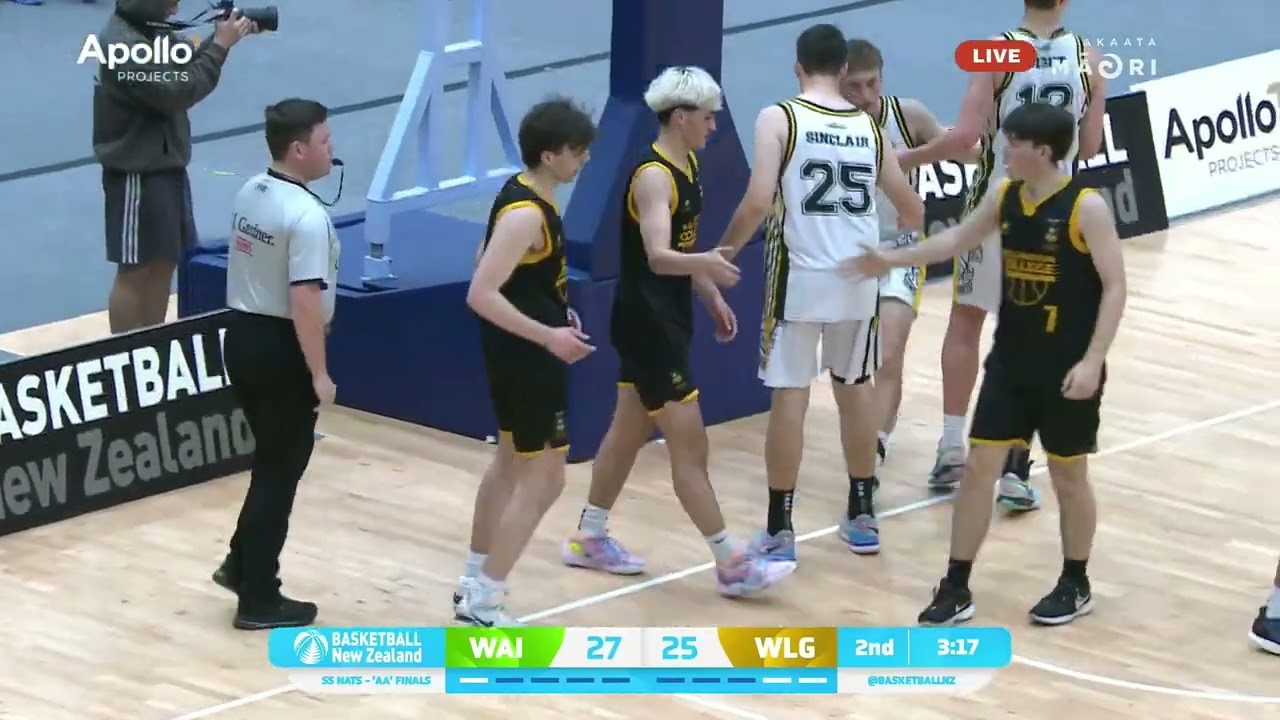 HIGHLIGHTS| Waimea v Wellington AA boys final |SECONDARY SCHOOLS NATIONAL CHAMPS 2023 |Basketball