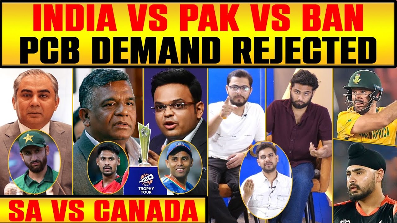 🔴PAK NEW DEMAND, INDIA, BAN & PAKISTAN TO PLAY TRI-SERIES? SA VS CANADA LIVE #t20worldcup2026
