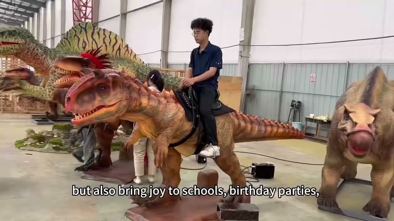 www.amodinosaur.com -animatronic dinosaur ride