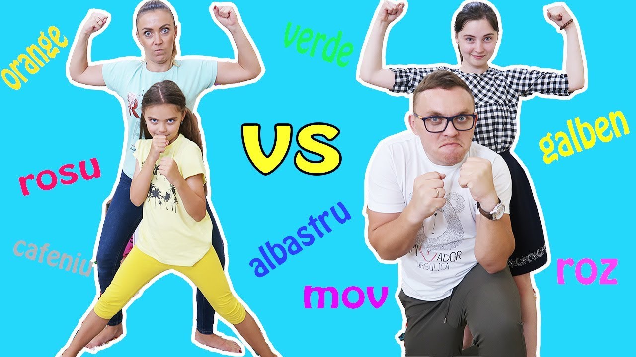BATALIA CULORILOR ►Intrecere pe ECHIPE ►Jasmina VS Taticu
