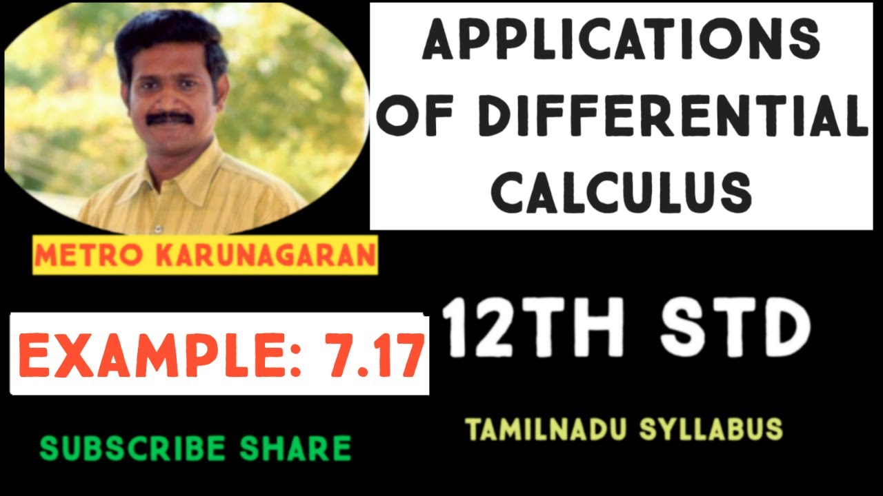 12th Std Maths Example 7.17 If the curves a ^2+by^2=1 and cx^2+dy^2=1 intersect each other orthogona