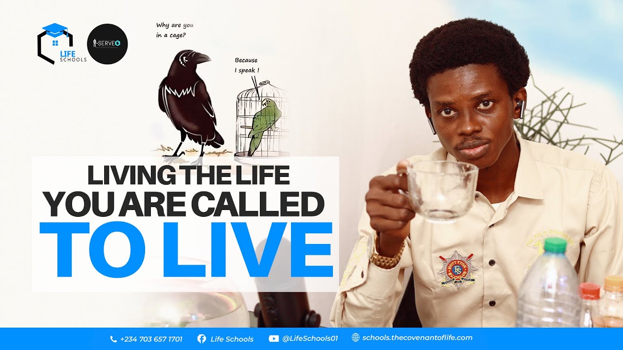 LIVING THE LIFE YOU ARE CALLED TO LIVE || OLUWATOBILOBA OSHUNBIYI || THE WEEKEND SCHOOL