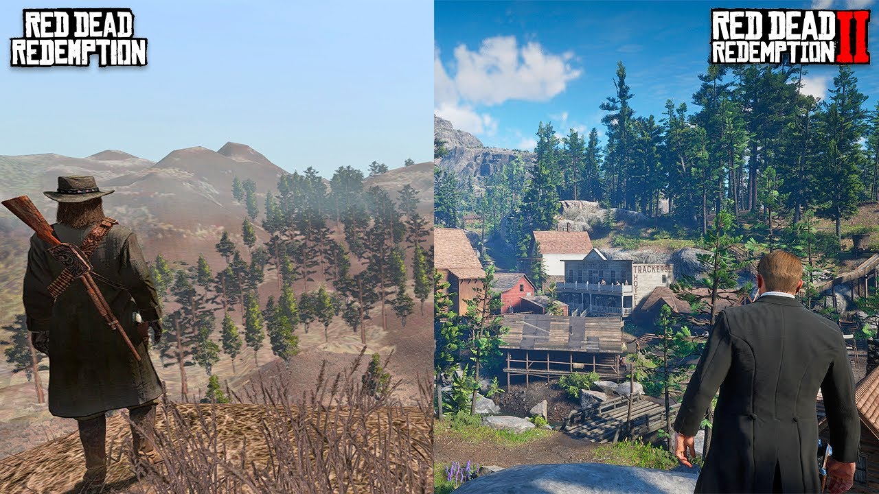 Big Valley Region Comparison | West Elizabeth | RDR1 VS RDR2
