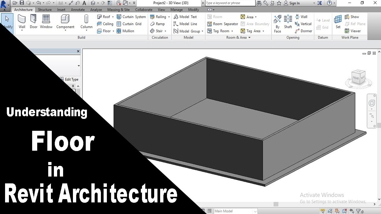 Revit Architecture Tutorial: How to work with floors |How to Create Floor in Revit Architecture