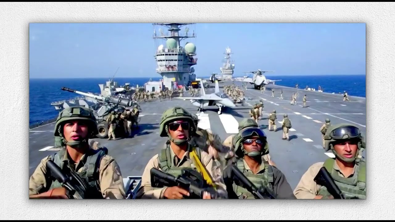 World’s Largest Warship Modern Warfare | Drones, Missiles & Air Defense in Action