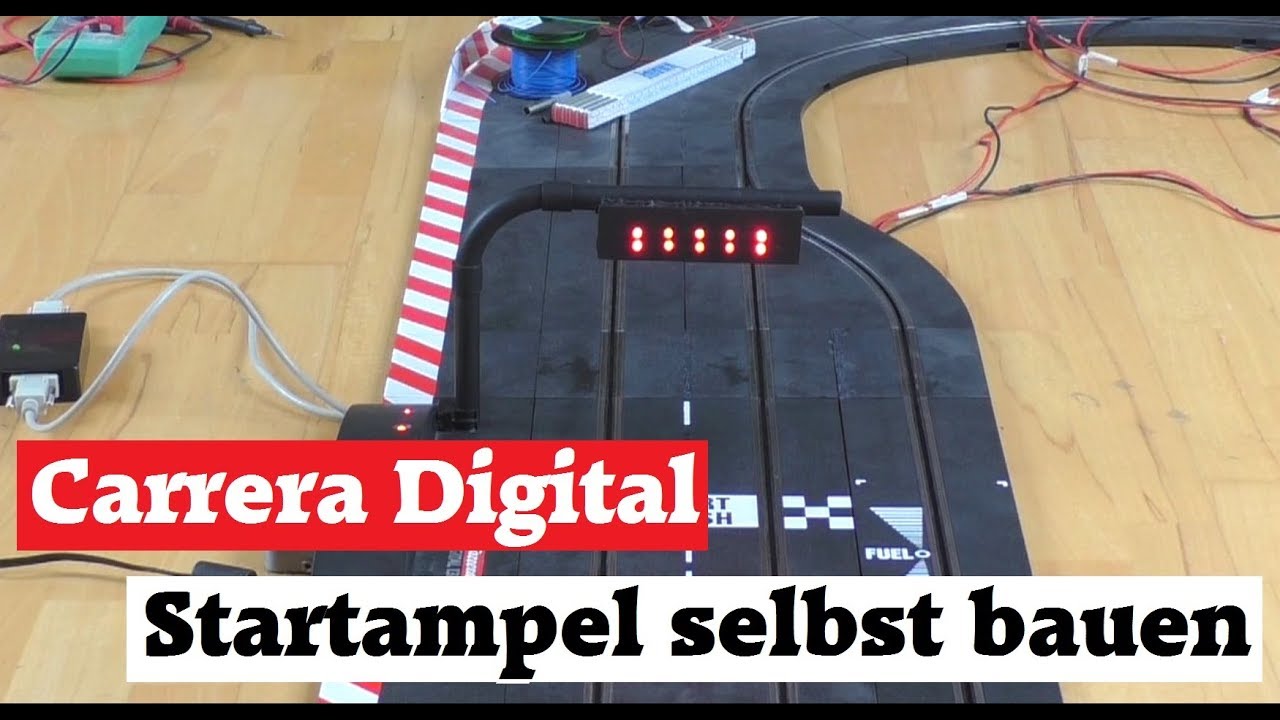 Startampel selber bauen ( Tutorial ) inkl. Elektronik - Carrera Rennbahn Tagebuch #16 - Digital 132