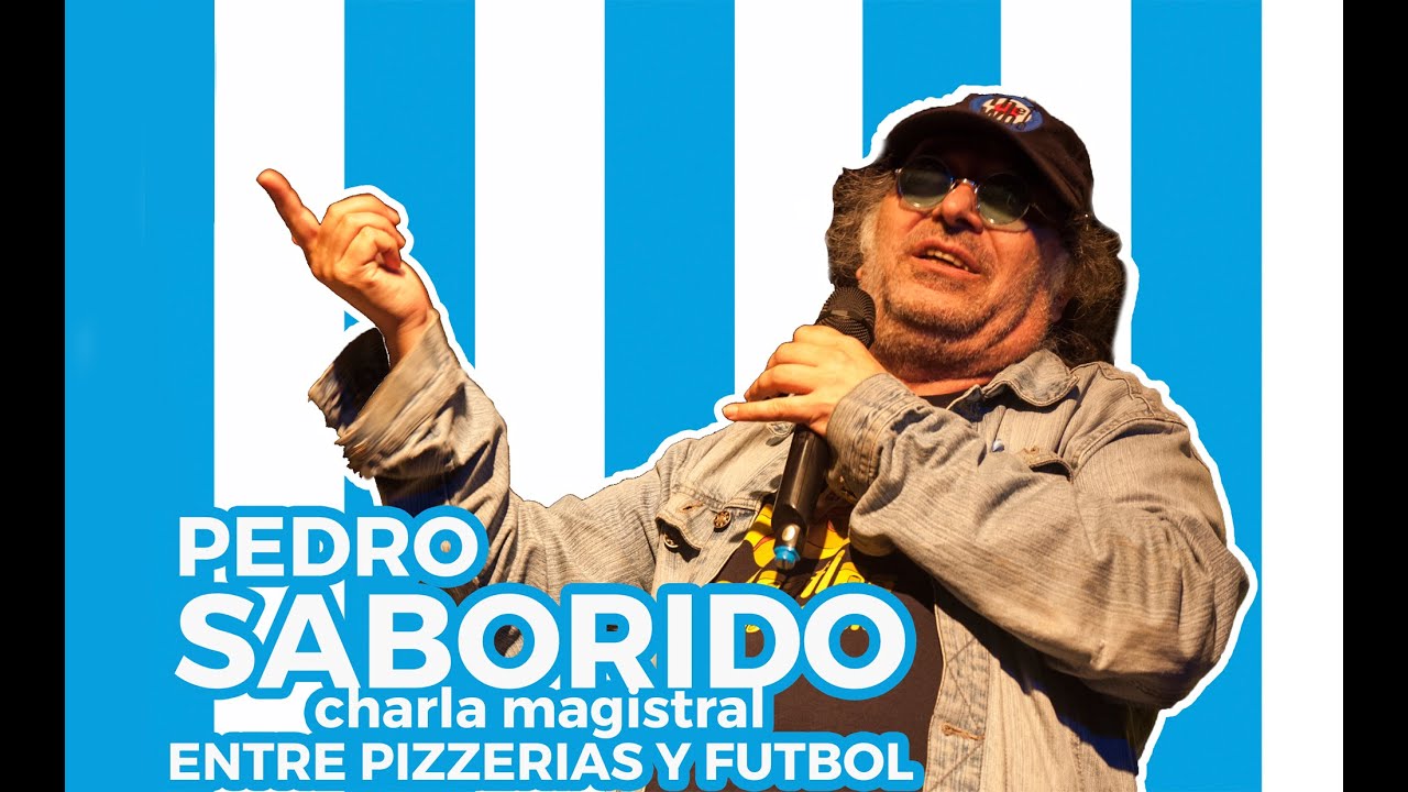 Pedro Saborido y una charla magistral entre pizzerias y futbol