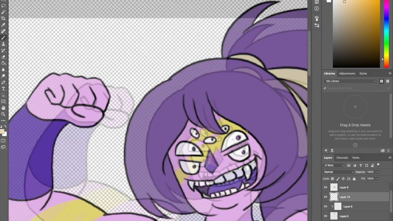 Speedpaint - Mojave Purple Turquoise (Steven Universe)