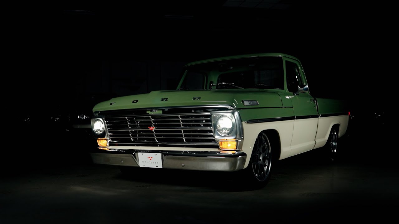 Classic Ford F-100 For Sale | Velocity Street Series 1972 Ford F-100 in Boxwood Green | No. 7699