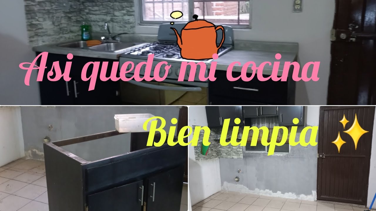 Termine limpieza profunda de la cocina🙆‍♀️mucho trabajo✔️