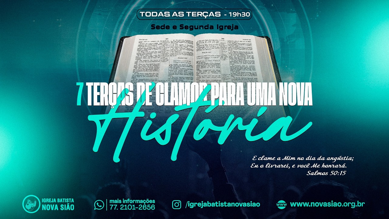 CULTO AO VIVO TREÇA-FEIRA - IGREJA BATISTA NOVA SIÃO - 17/02/2026