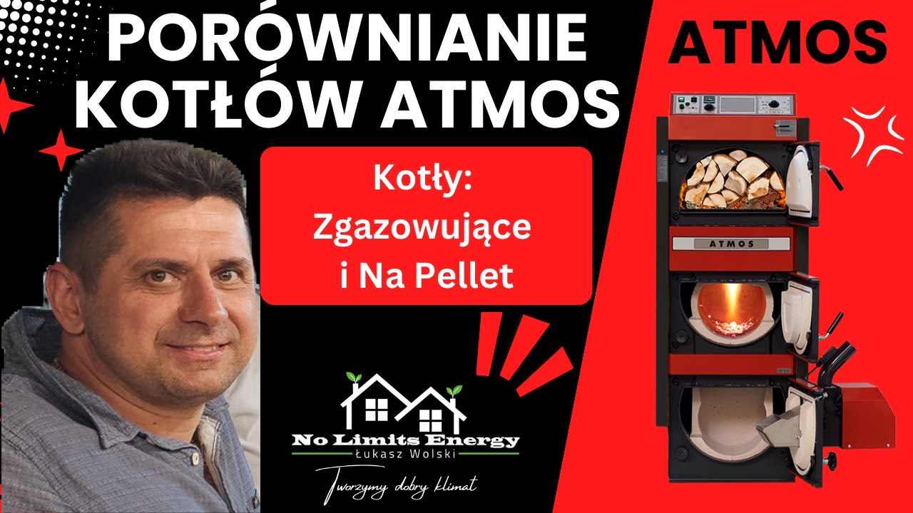 Por&oacute;wnanie kotł&oacute;w ATMOS Kocioł Zgazowujący plus Pellet Targi 2024#kociołnapellet #zgazowanie