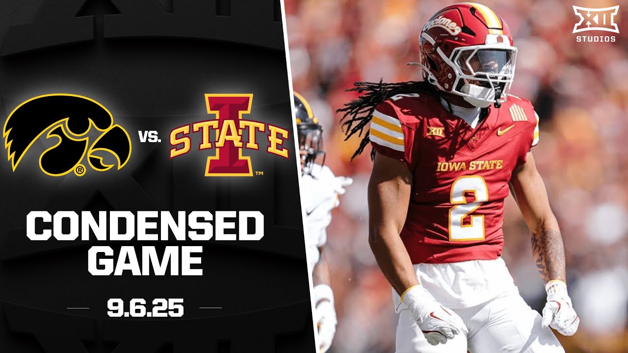 Iowa vs. #16 Iowa State Condensed Game | 2025 Big 12 Football