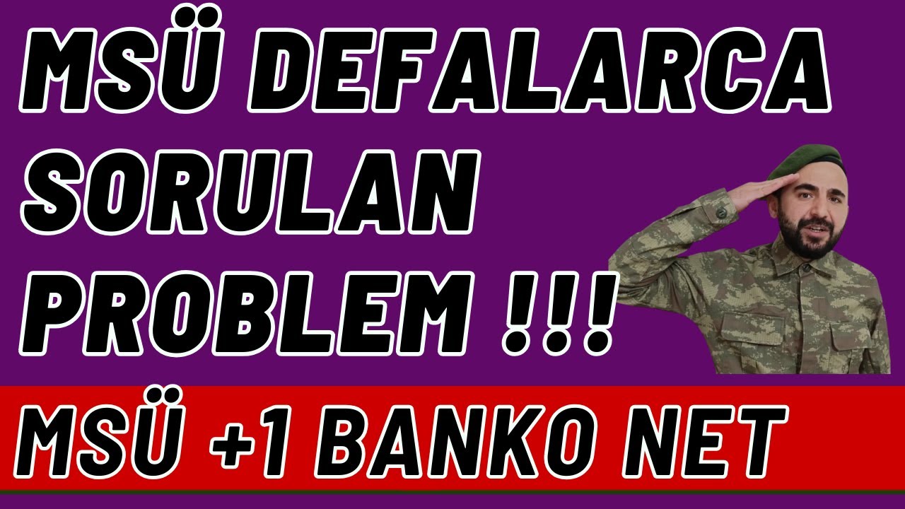 MSÜ DEFALARCA SORULAN Problem DİKKAT !!!!!| 2025 Msü problem Msü matematik son tekrar !!!!#msü