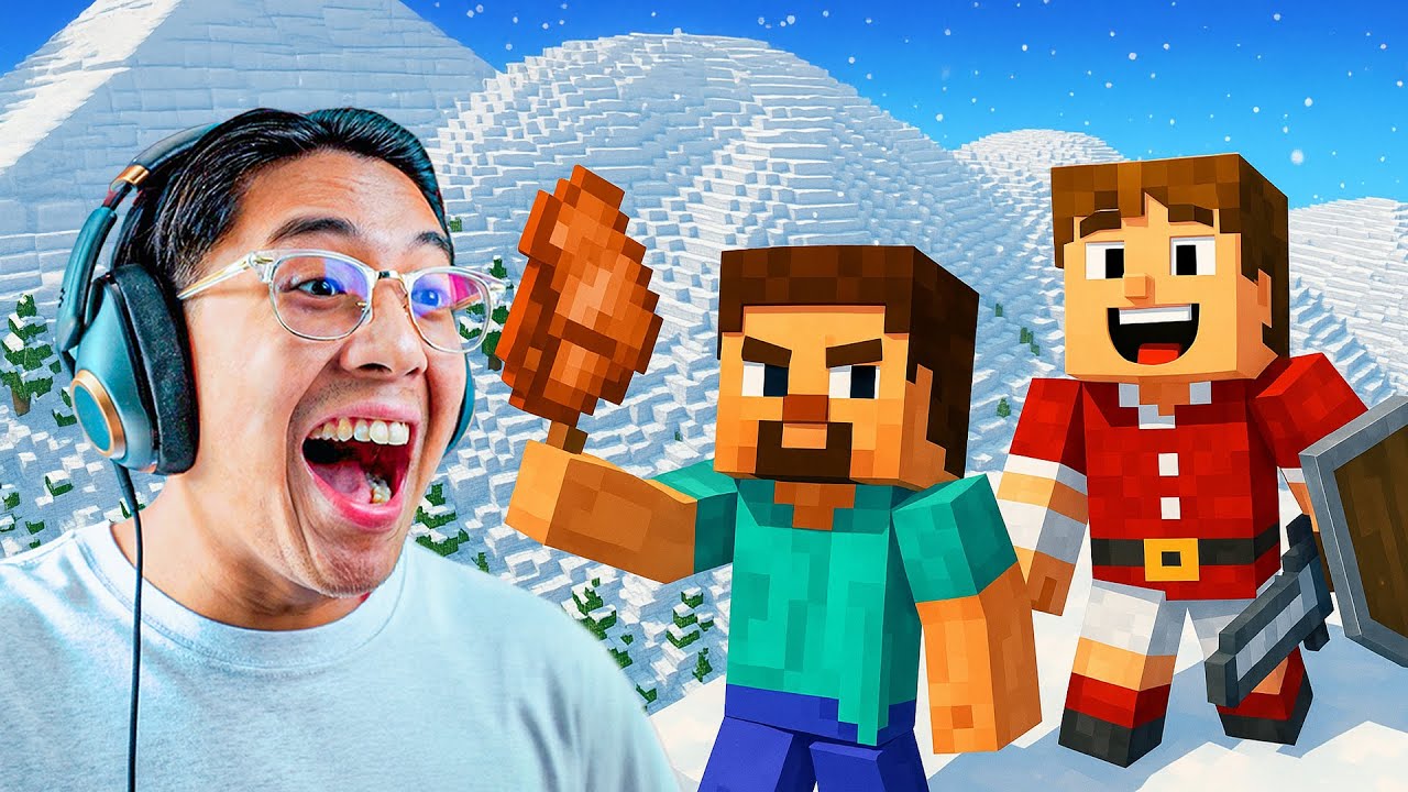 GUNUNG PALING TINGGI DALAM MINCRAFT! - Episod 3