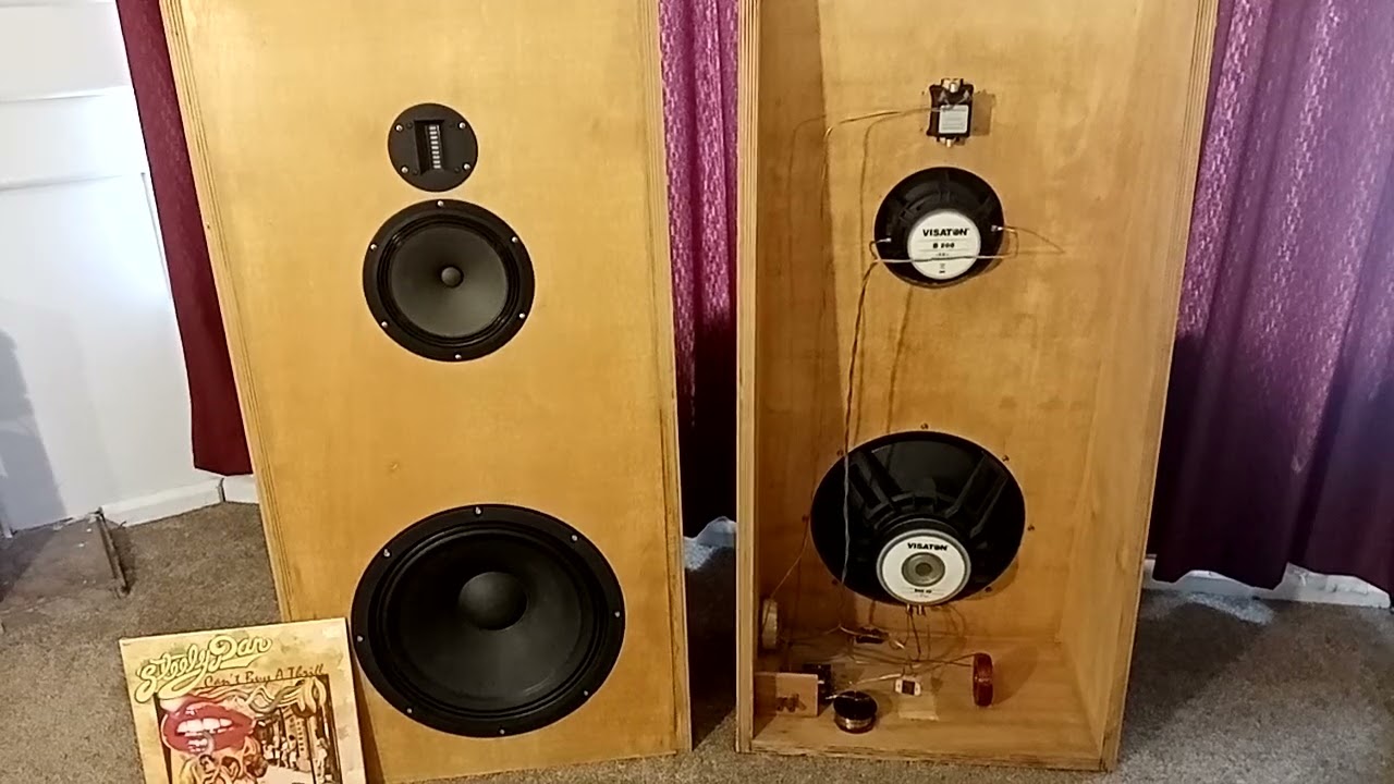 15 inch Visaton no box open baffle loudspeakers.