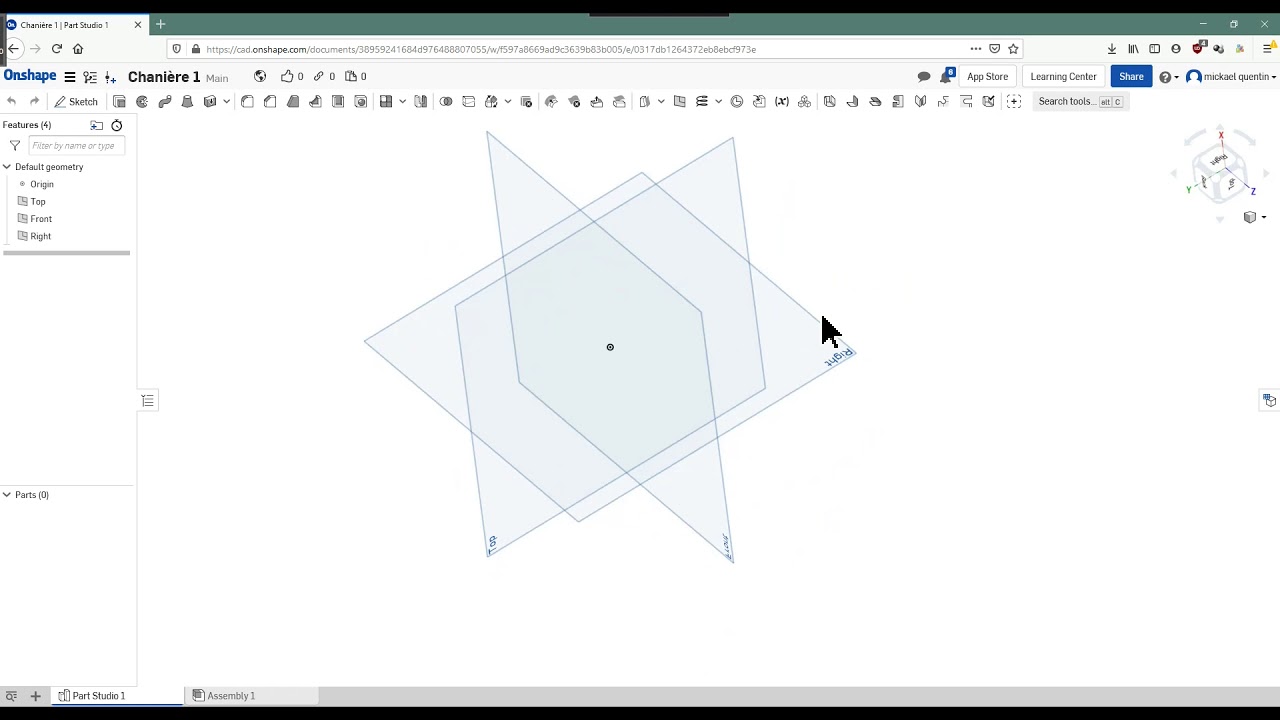 Tutoriel OnShape  - Initiation - pièce et assemblage