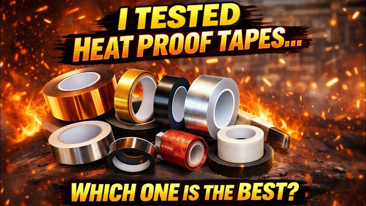 Powerful HEAT PROOF TAPE REVEO REAL TEST WHICH HEAT PROOF TAPE BEST Professional Look BM Mobile
