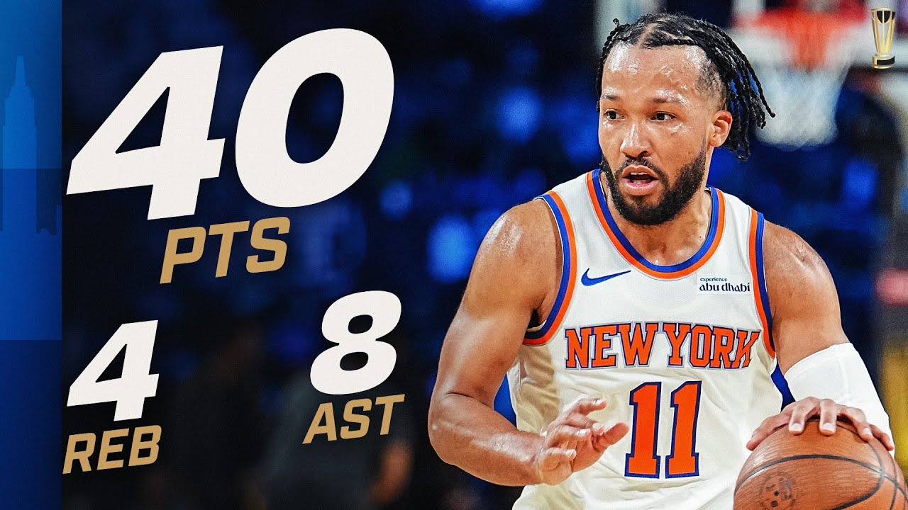Jalen Brunson FUELS Knicks To Emirates NBA Cup Championship With 40 PTS 🏆 | December 13, 2025