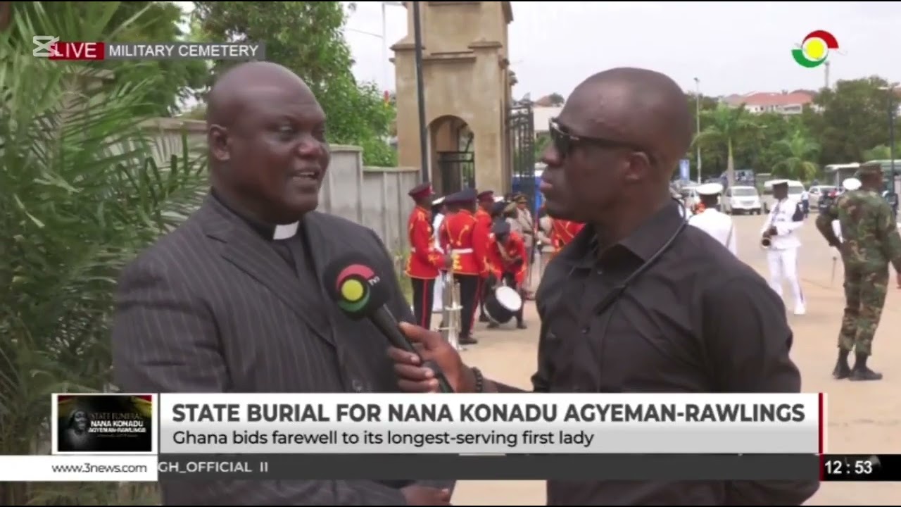 Nana Konadu Agyemang Rawlings finally laid to rest. 