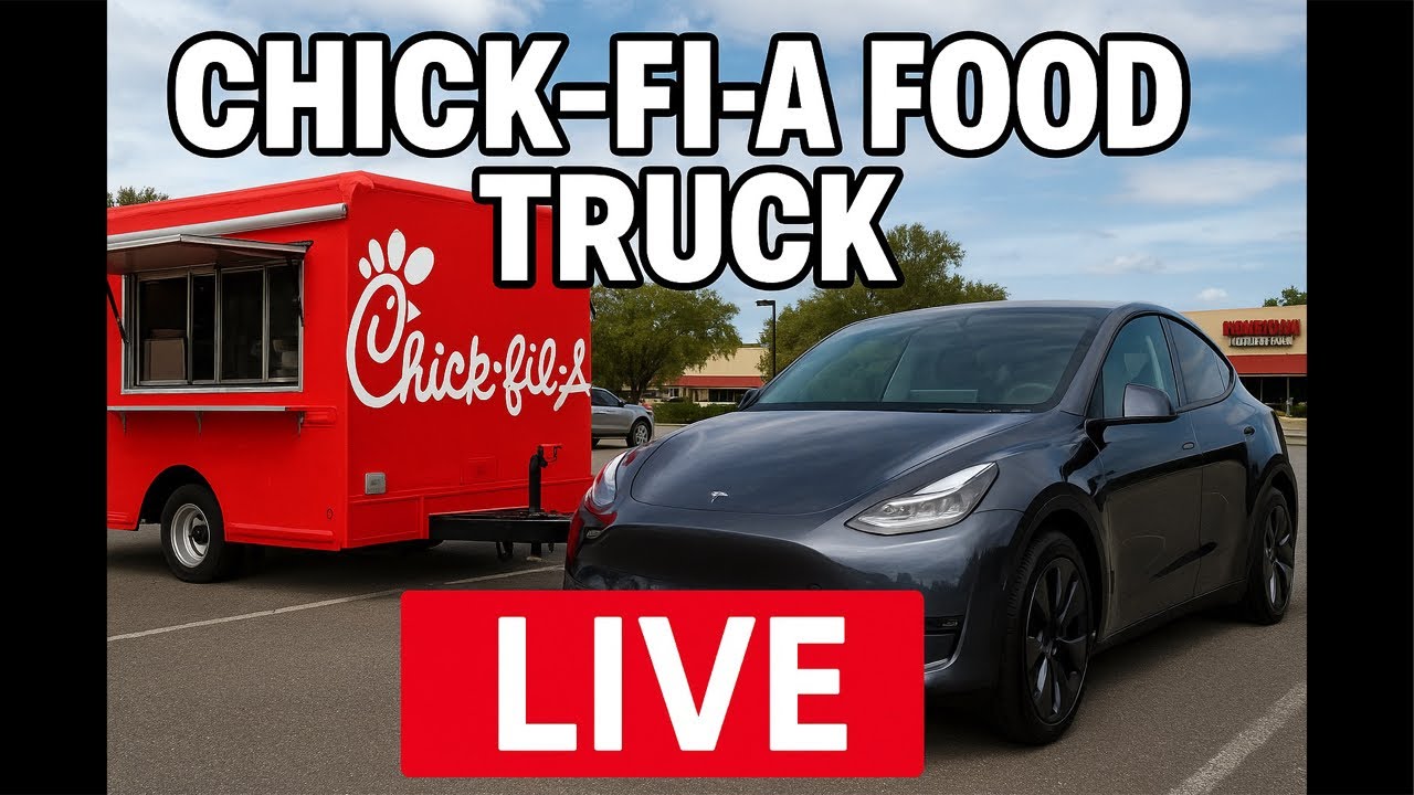 Visiting the Chick-fil-A Food Truck LIVE in Crystal River FL