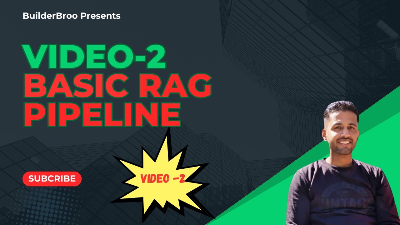 Video-2 Basic RAG Pipeline || Advanced RAG Series 🔥🔥 || Aditya Suyal