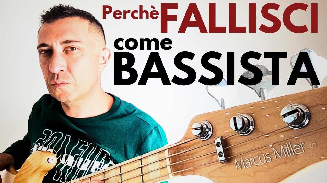 Il più GRANDE ERRORE che ti fa FALLIRE come BASSISTA: la Triste Verità.