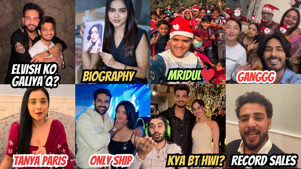 Elvish Vs Munawar, Tanya Paris? Manisha Biography, Abhinoor, Digvijay & Chum, Elvish Brand Sales