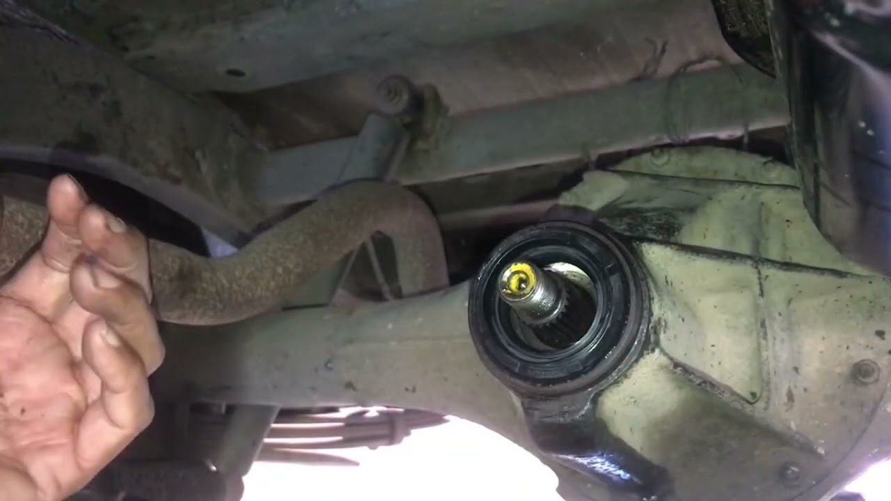 Pinion oil seal replacement mitsubishi adventure