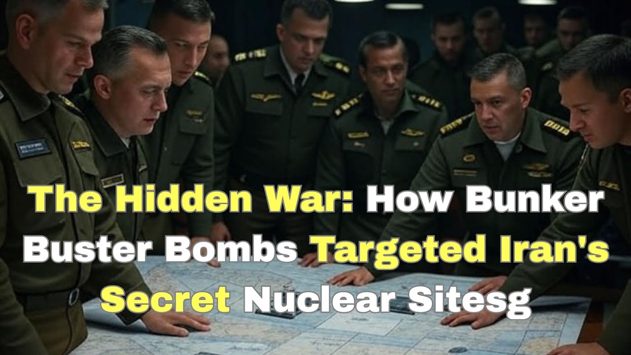 The Hidden War: How Bunker Buster Bombs Targeted Iran's Secret Nuclear Sites