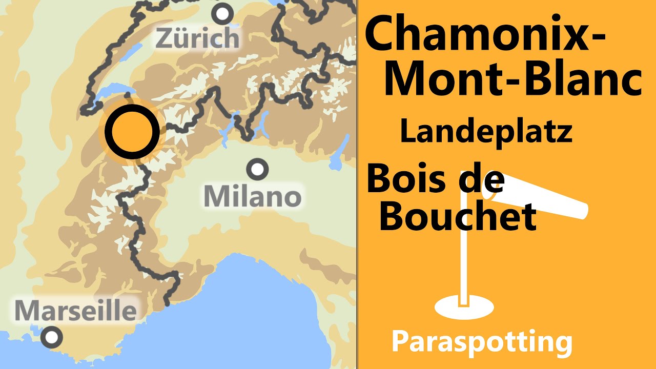 Landeplatz Bois de Bouchet Chamonix-Mont-Blanc Haute-Savoie Frankreich | Paraspotting