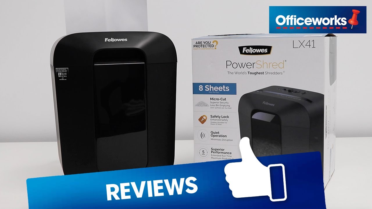 Fellowes LX41 Micro-cut Shredder