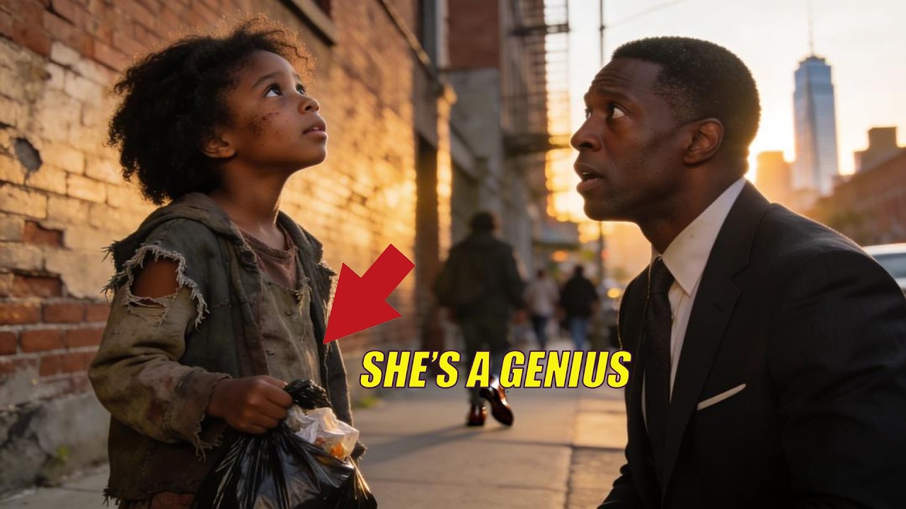 A Billionaire Saw a Homeless Girl Picking Trash—Then Said, “I Can Make Her a Genius”