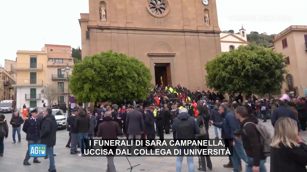 I funerali di Sara Campanella