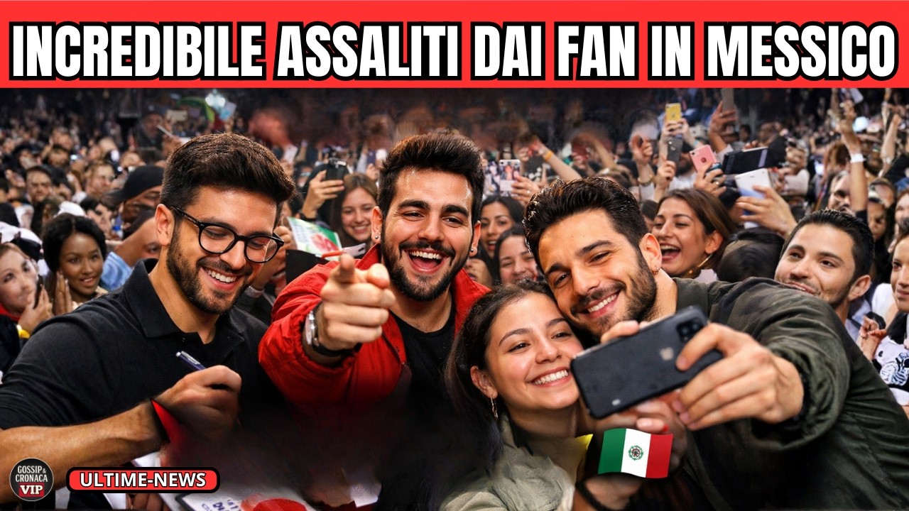 IL VOLO ASSALITI DAI FAN IN MESSICO: SCENE INCREDIBILI DOPO IL CONCERTO!