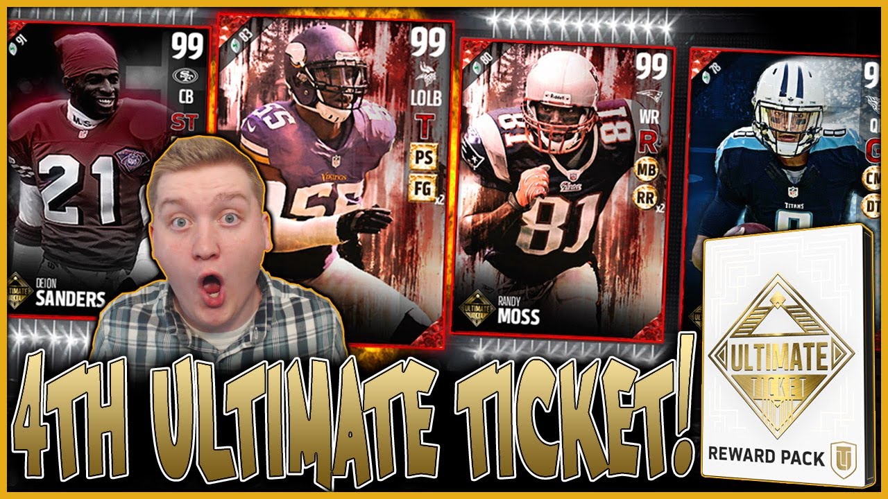 NO WAY!! MY 4TH ULTIMATE TICKET! | FREE ULTIMATE TICKET! | MUT 17 PACK OPENING