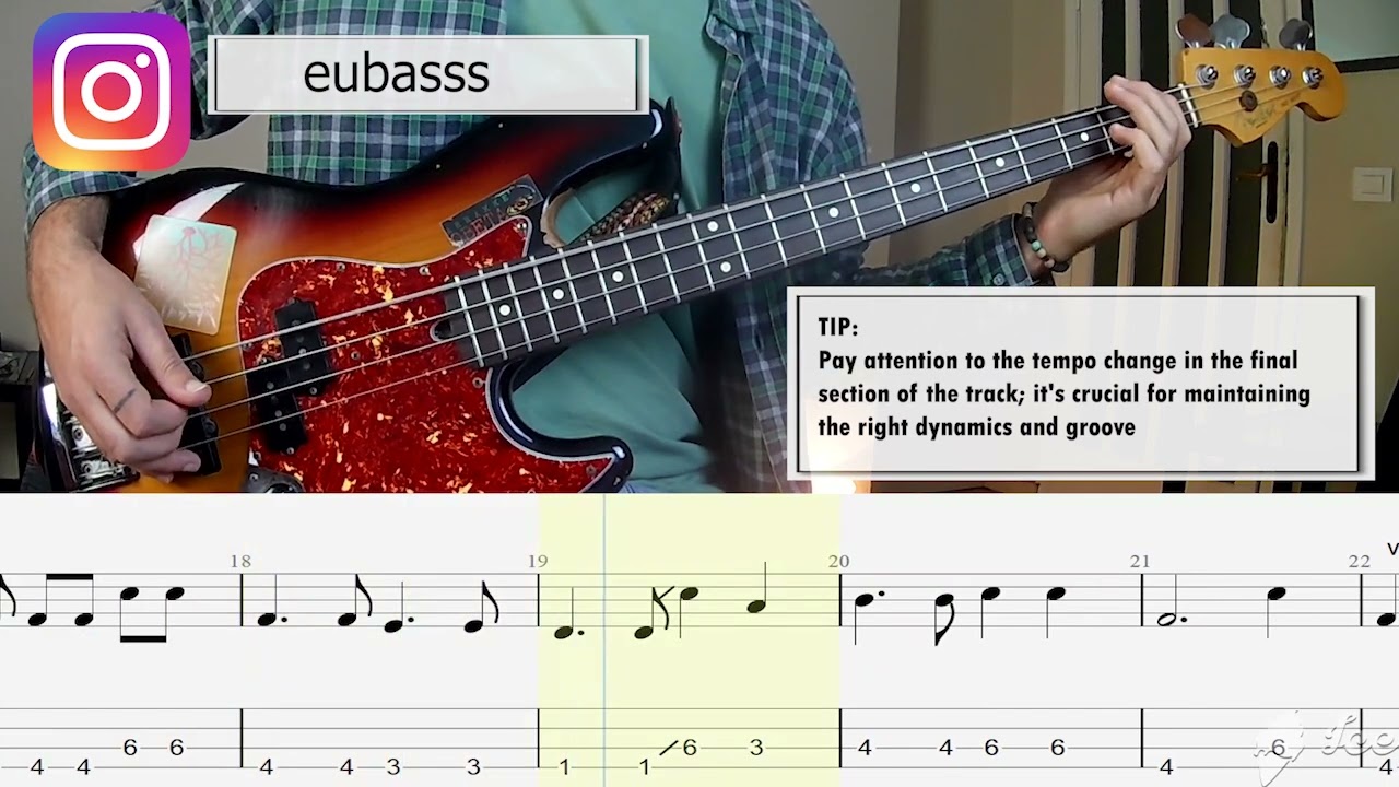 Lionel Richie - Say you, say me BASS COVER + PLAY ALONG TAB + SCORE