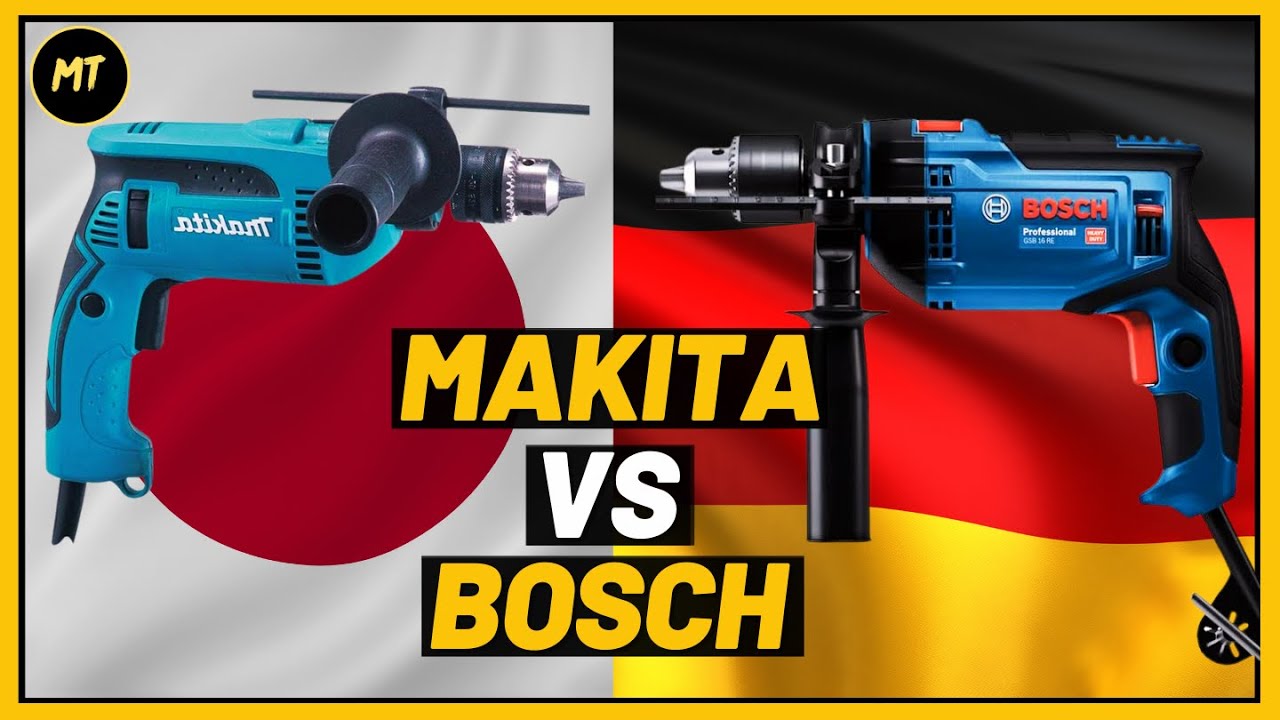 BATALHA ÉPICA: Bosch GSB16RE vs Makita HP1640 - Alemã vs Japonesa! Quem Vencerá?