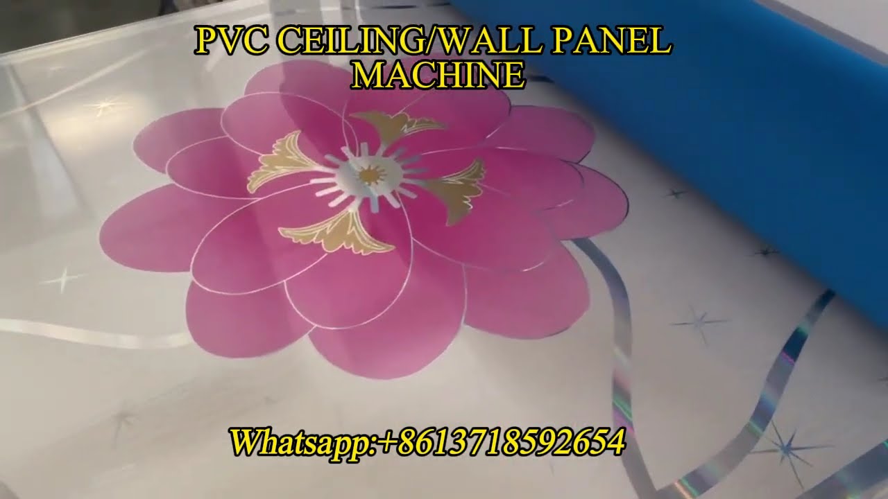 PVC CEILING MACHINE WPC WALL PANEL PROFILE PRODUCTION MACHINE PVC PROFILE MACHINE 