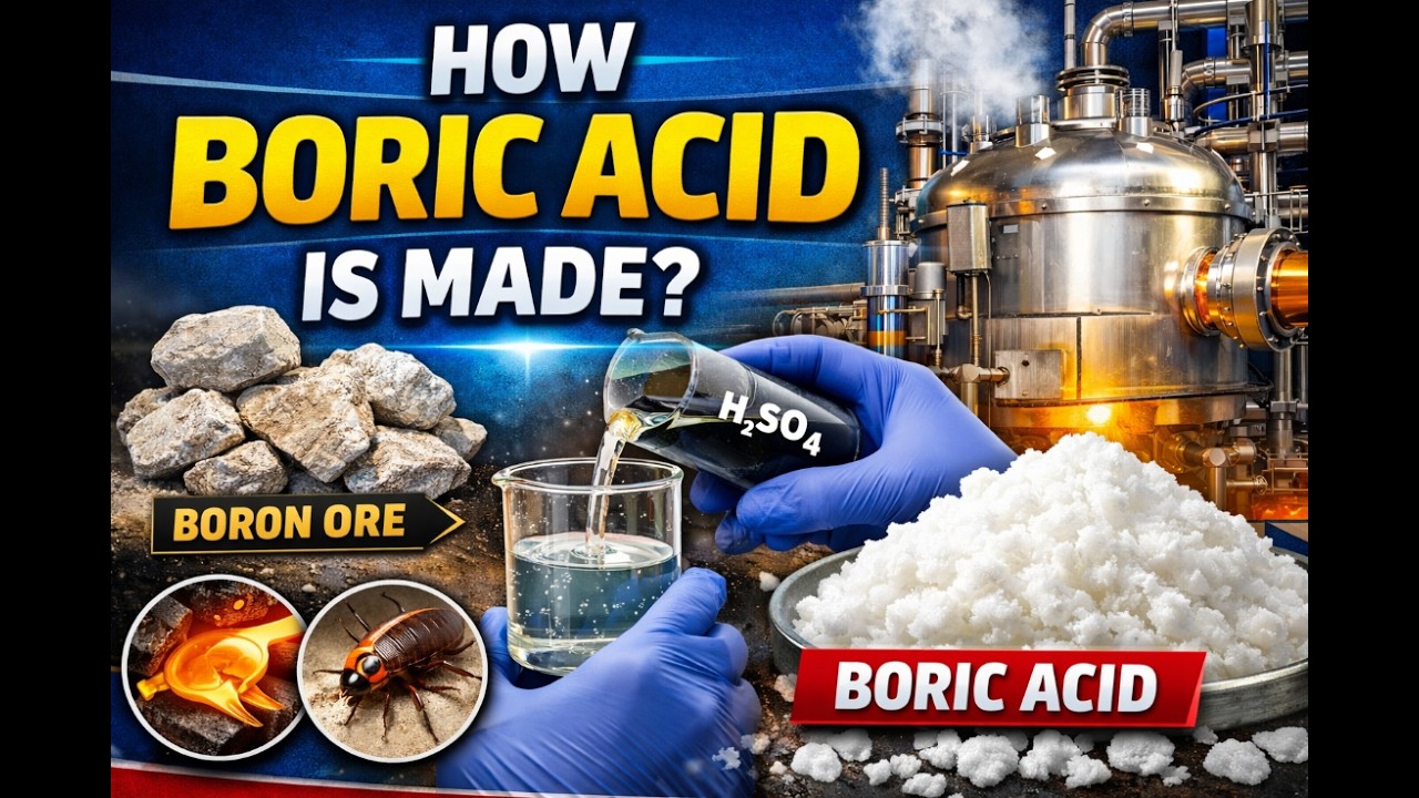 Why Boric Acid Factories Use Sulfuric Acid To Extract Borates From Ore