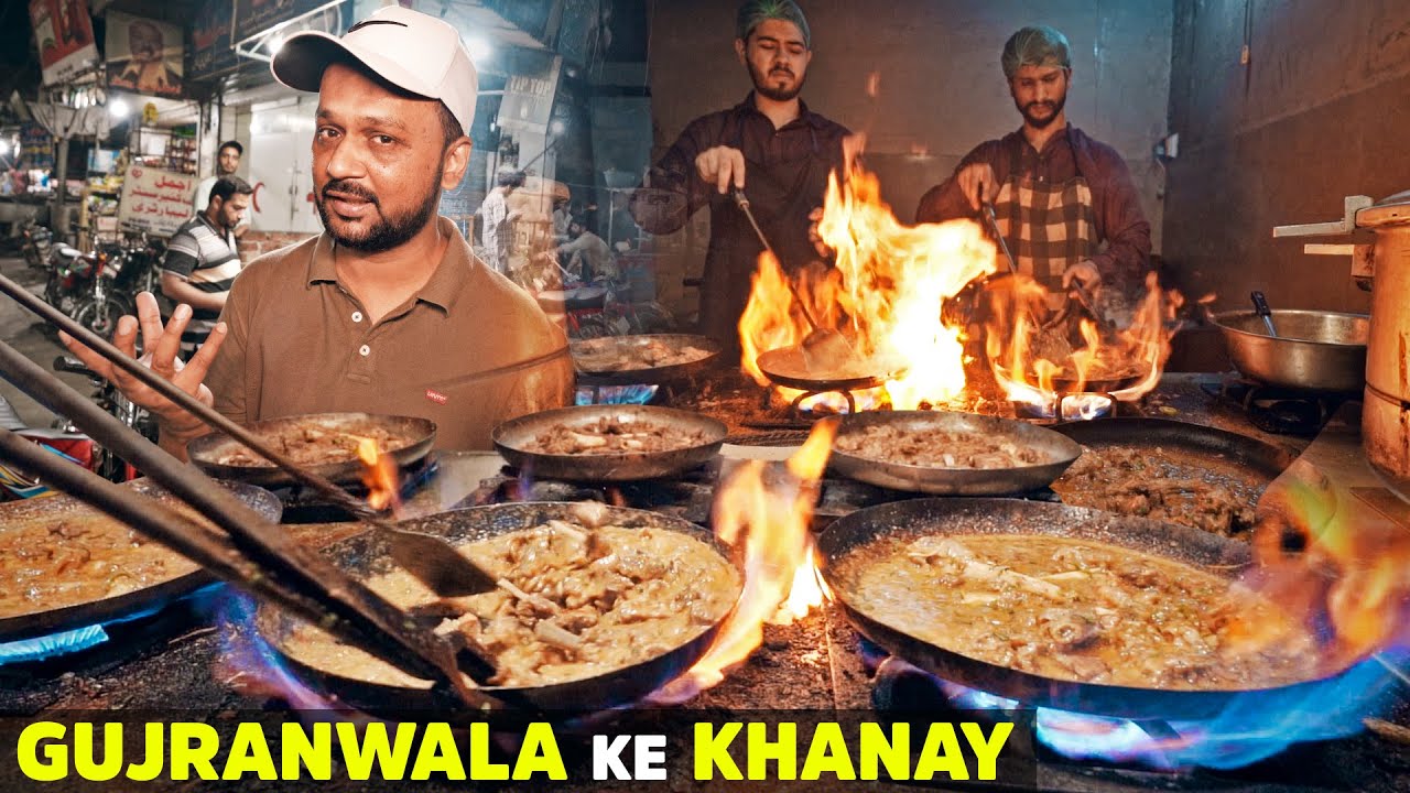 Gujranwala ke Mutton Tikkay, Hareesa, Butter Chicken | Exploring Street Food with Locals, Pakistan