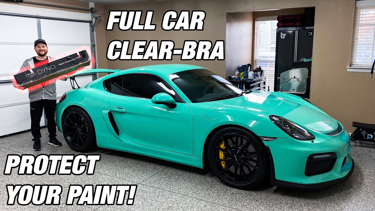 Custom FULL CAR Clear Bra on my PTS Porsche GT4 - Bulk Film Install | STEK Clear Bra Series Part 2