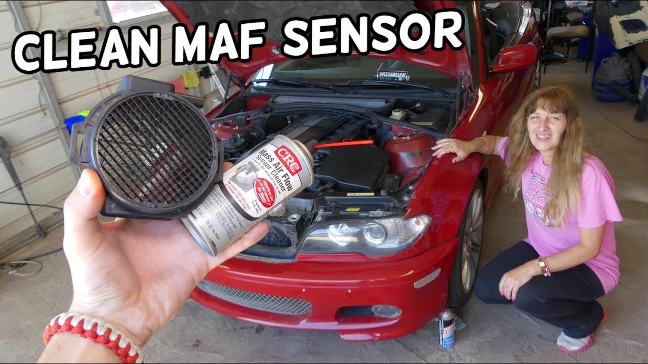 HOW TO CLEAN MAF SENSOR ON BMW E46 320I 323I 325I 328I 330I 318I 316I 318D 320D 325D 330D