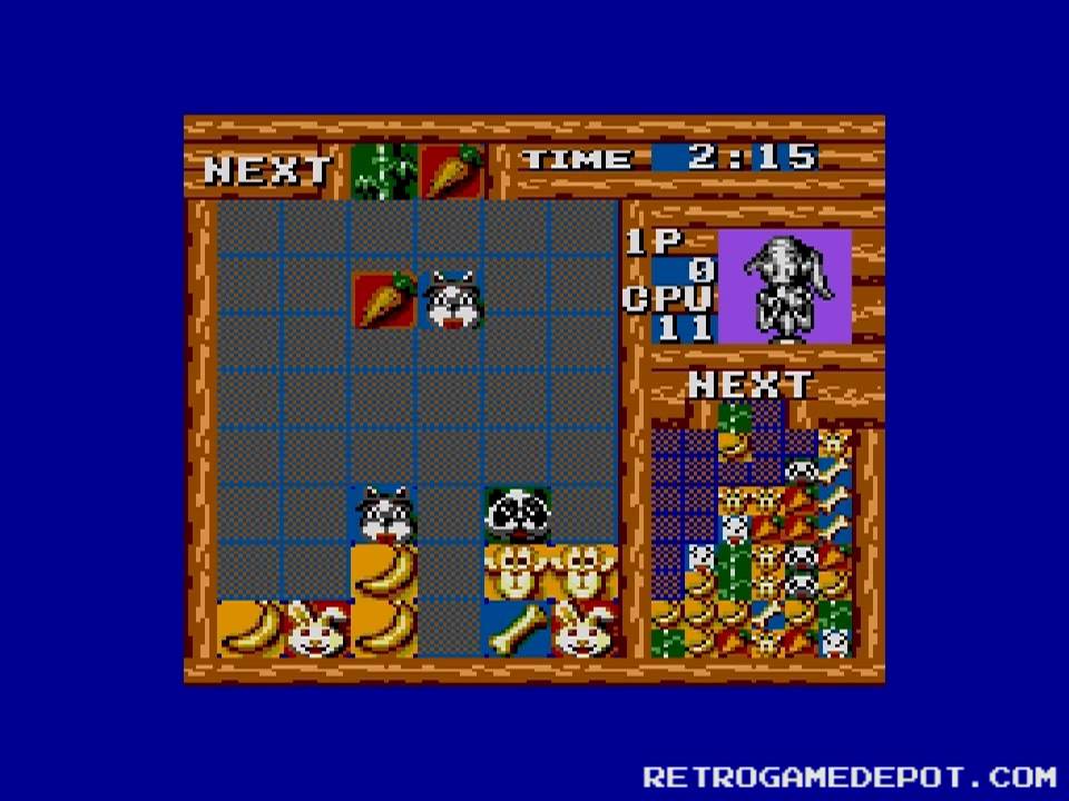 Baku Baku Animal - Sega Master System (Gameplay Video)