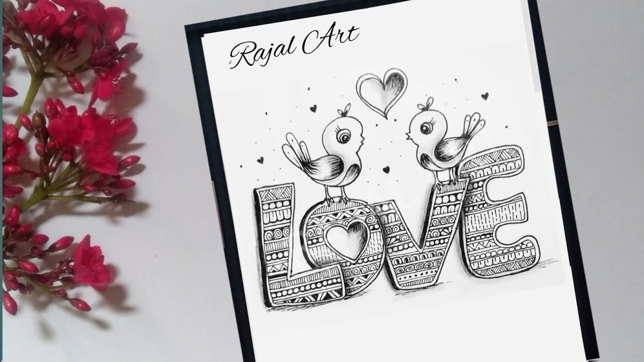 Mandala drawing | how to draw mandala art for beginners | valentine's day mandala art | mandala art