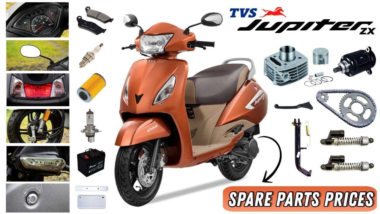 TVS Jupiter ZX • BS6 : SPARE PARTS PRICE LIST 🔥 || TVS Genuine Spare Parts Price List!