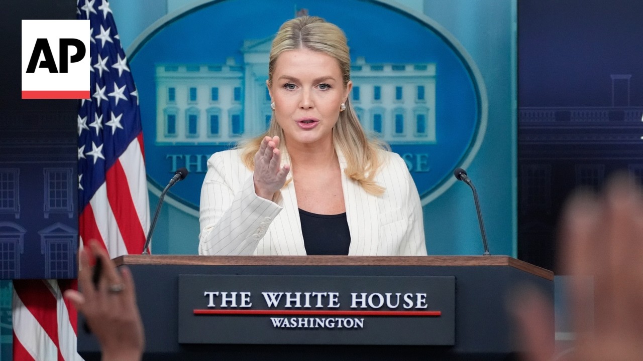 Leavitt on potential pardon for Ghislaine Maxwell: 'Not a priority'