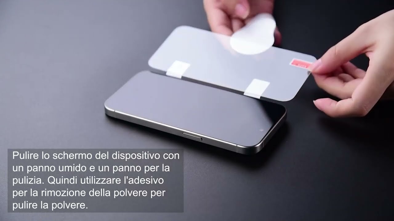 Guida all'installazione di pellicola protettiva in vetro temperato per smartphone